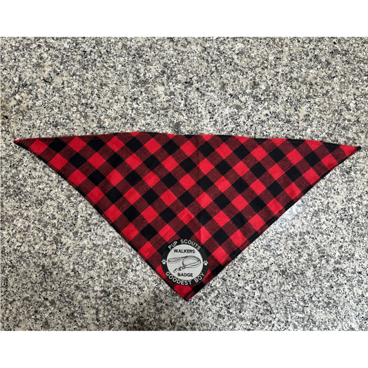 Customisable Pet Bandana-Red