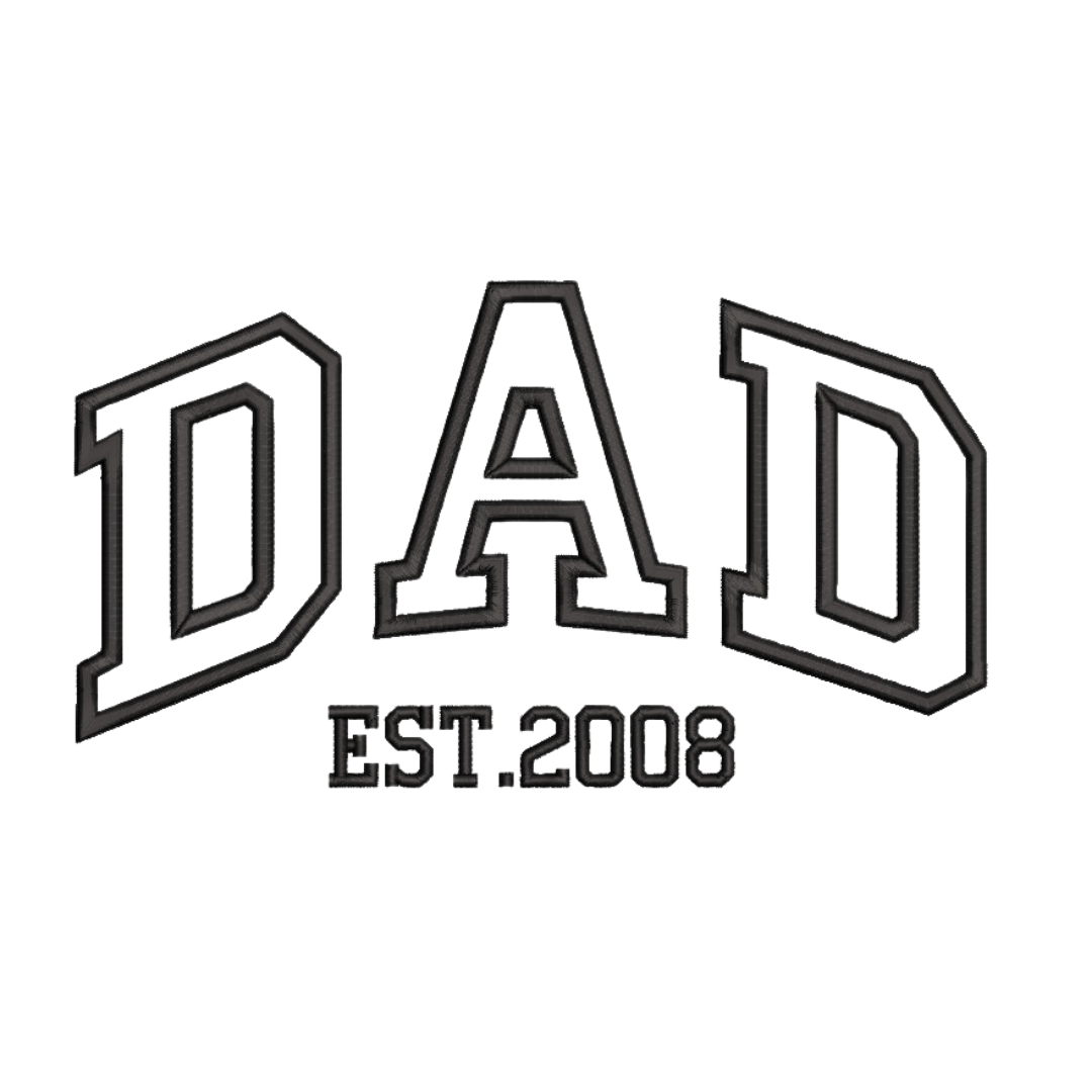 Custom Dad Est. CREW NECK JUMPER