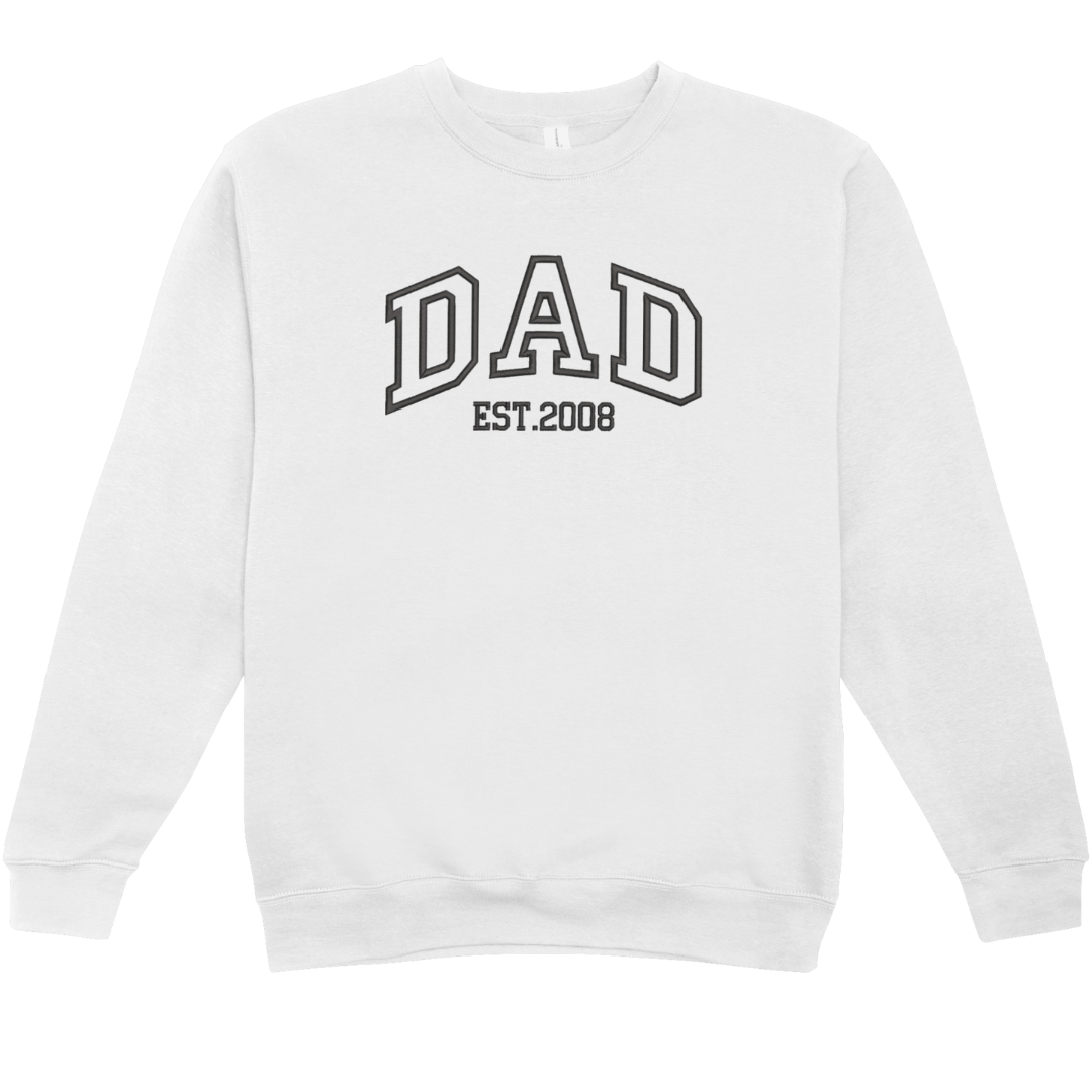 Custom Dad Est. CREW NECK JUMPER